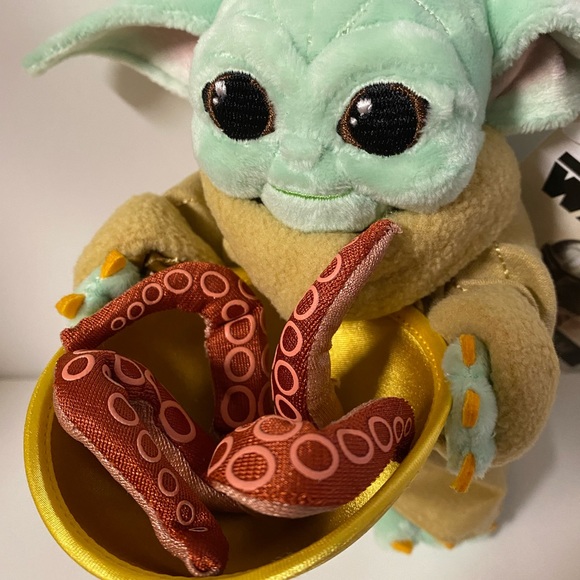 Star Wars The Mandalorian Plush Toy The Child Baby Yoda Grogu Stuffed Animal Set - Picture 7 of 13